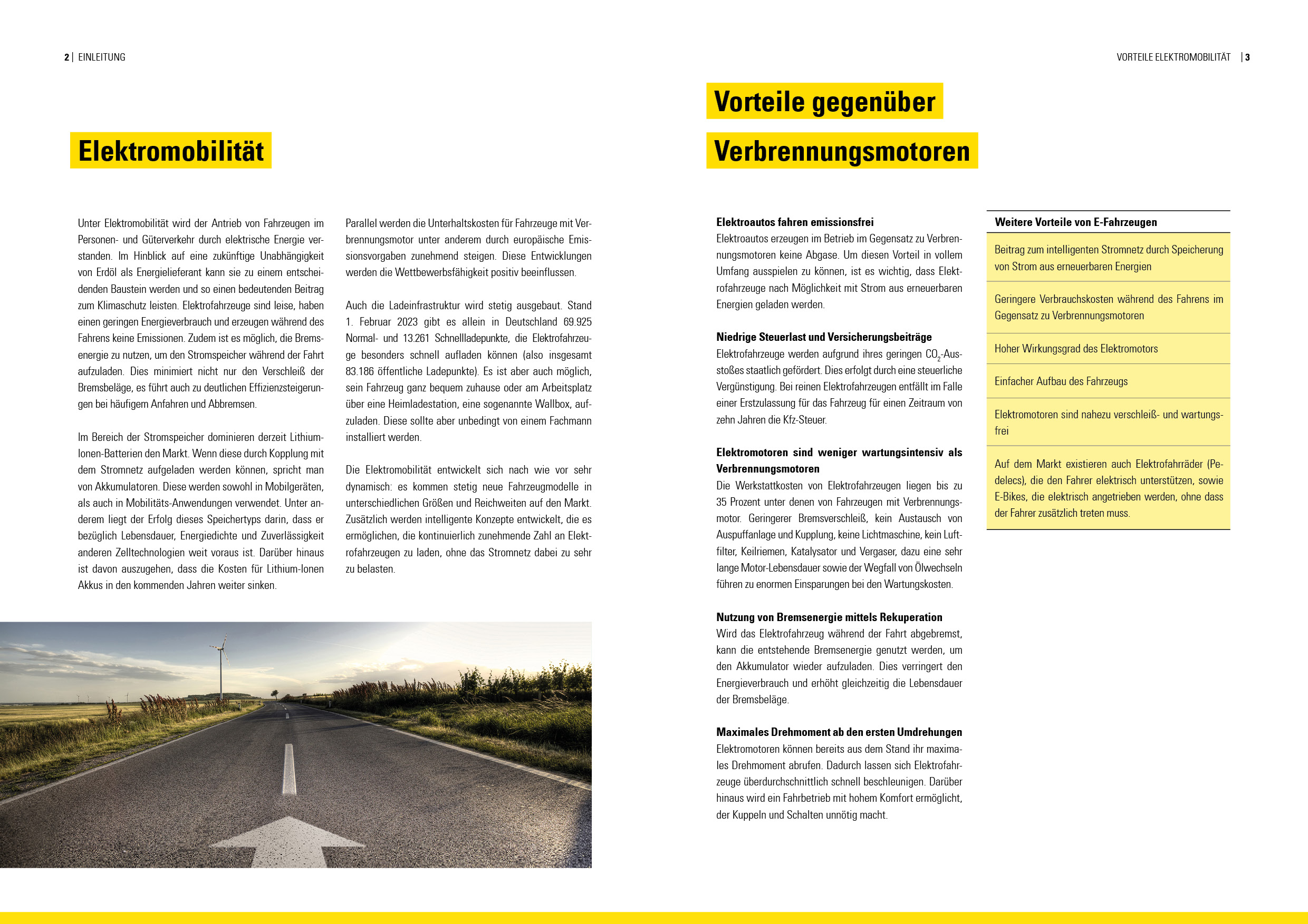 Broschüre Elektromobilität