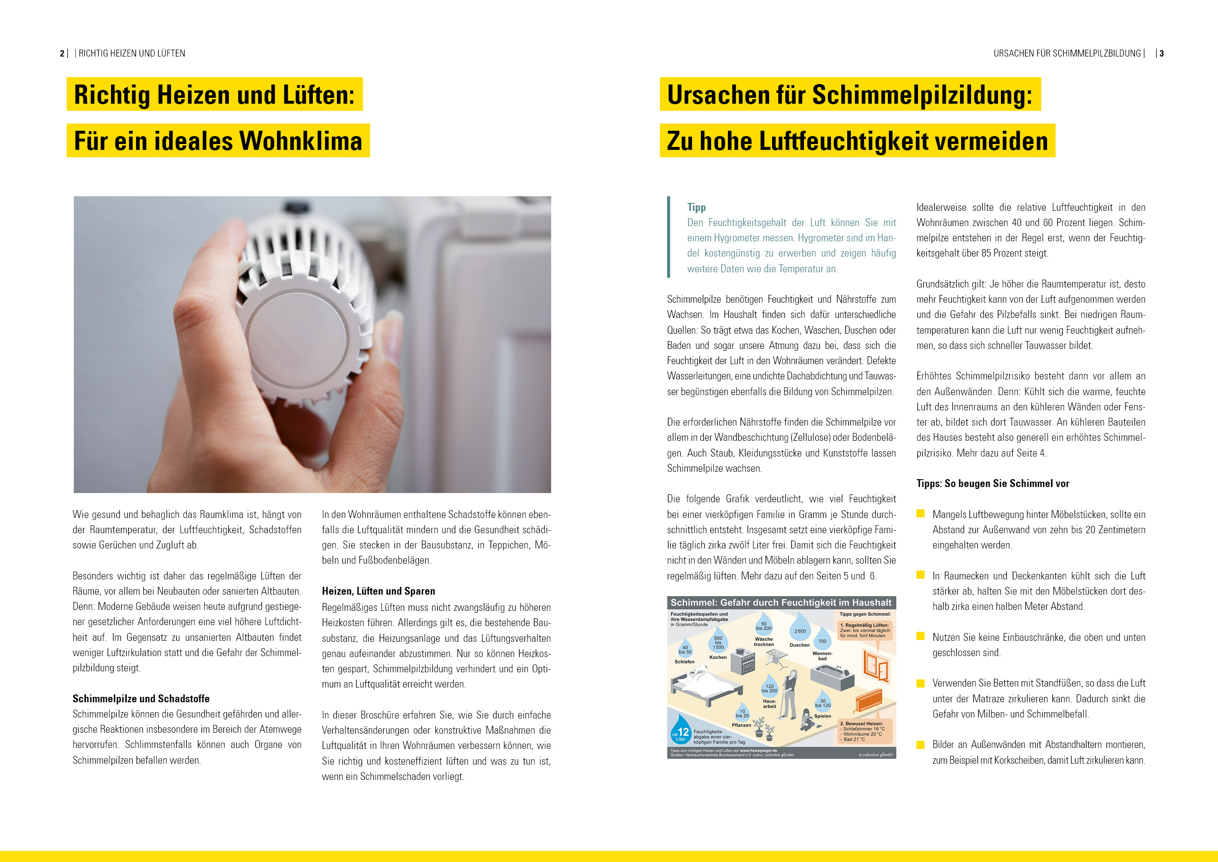 Broschüre Gesunde Luft im Haus