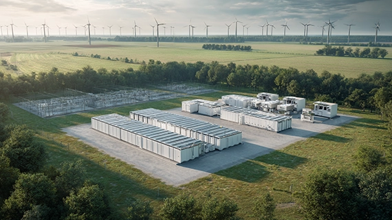 VW hat seinen ersten Batteriegroßspeicher in Betrieb genommen.